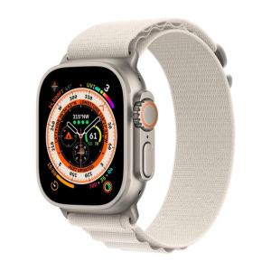 Apple Watch Ultra Cellular 49mm Starlight Alpine Loop Small