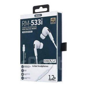 Remax Iphone Wired Headphone For Calls & Music RM-533i