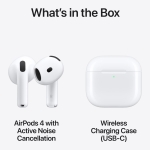 Apple AirPods 4 (USB-C) with Active Noise Cancellation