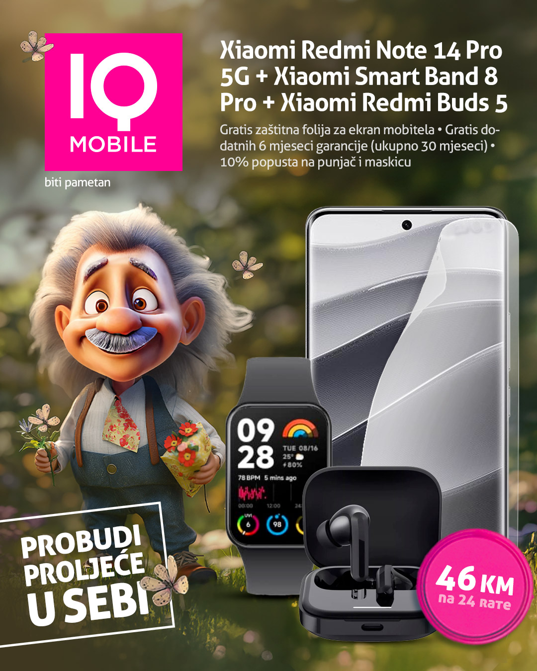 Xiaomi Redmi Note 14 Pro 5G + Xiaomi Smart bAND 8 + Xiaomi Redmi Buds 5