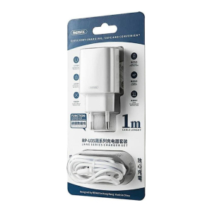 Remax Jane Series 2.1A 2USB Adapter Set RP-U35 Type C