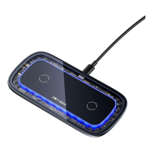 Remax Walking 30W Clear Dual Pad Wireless Charger RP-W75