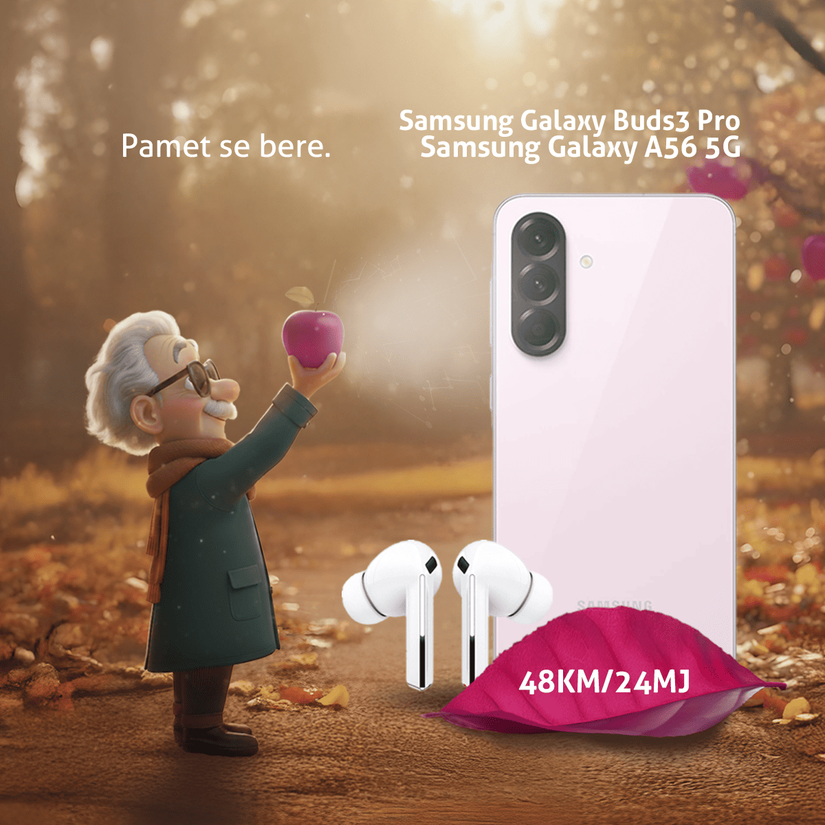Samsung Galaxy A56 5G + Samsung Galaxy Buds3 Pro