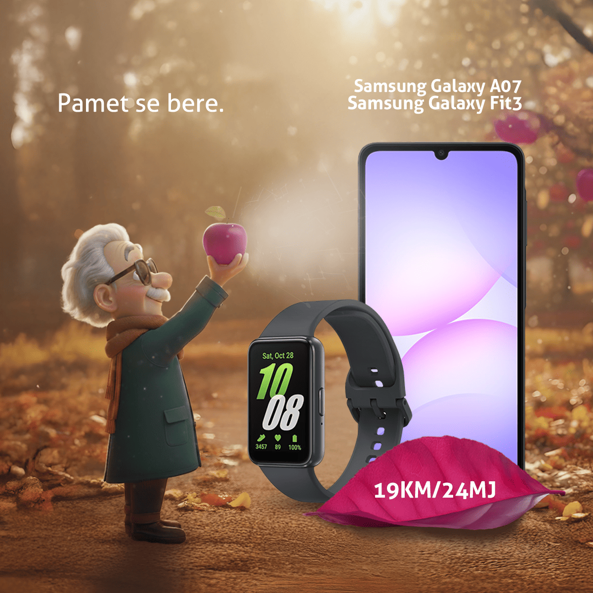 Sasmung Galaxy A07 + Samsung Galaxy Fit3