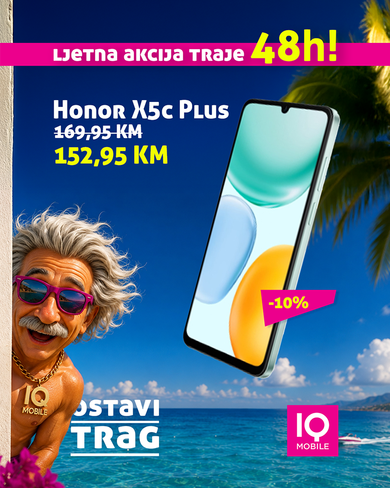Honor X5c Plus — ljetna akcija, sniženo na 152,95 KM