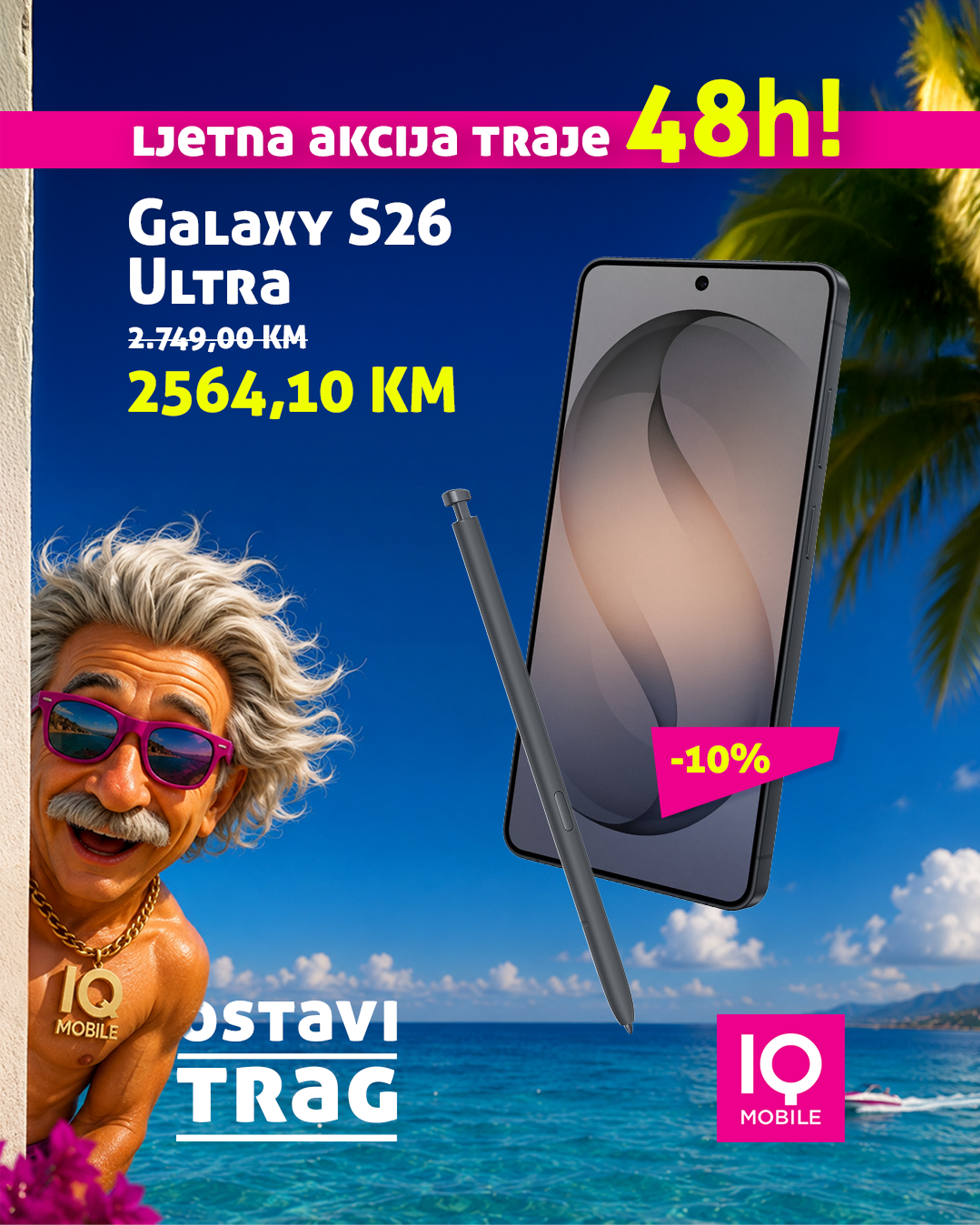 Samsung Galaxy S26 Ultra — ljetna akcija, sniženo na 2564,10 KM