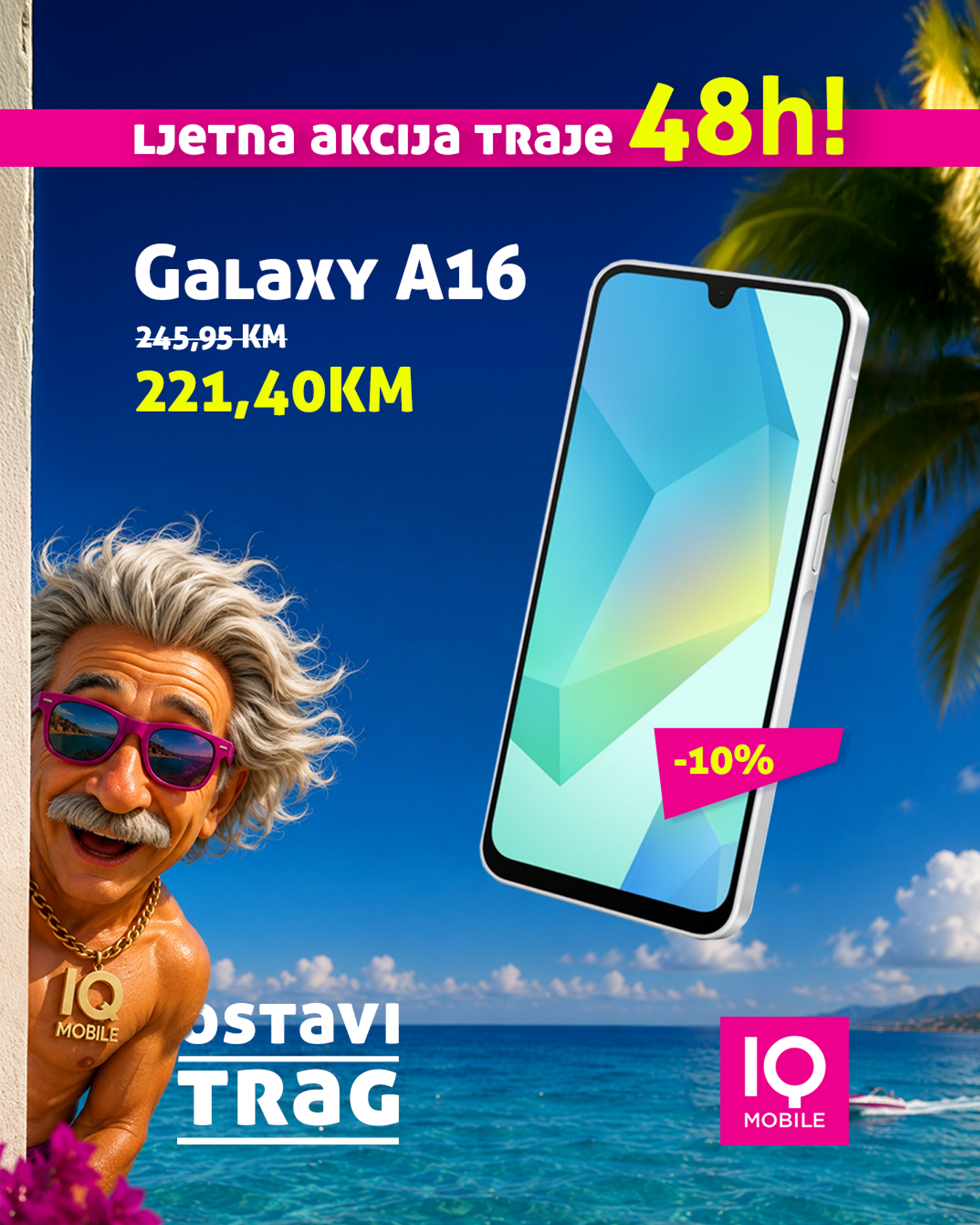 Samsung Galaxy A16 — ljetna akcija, sniženo na 221,40 KM