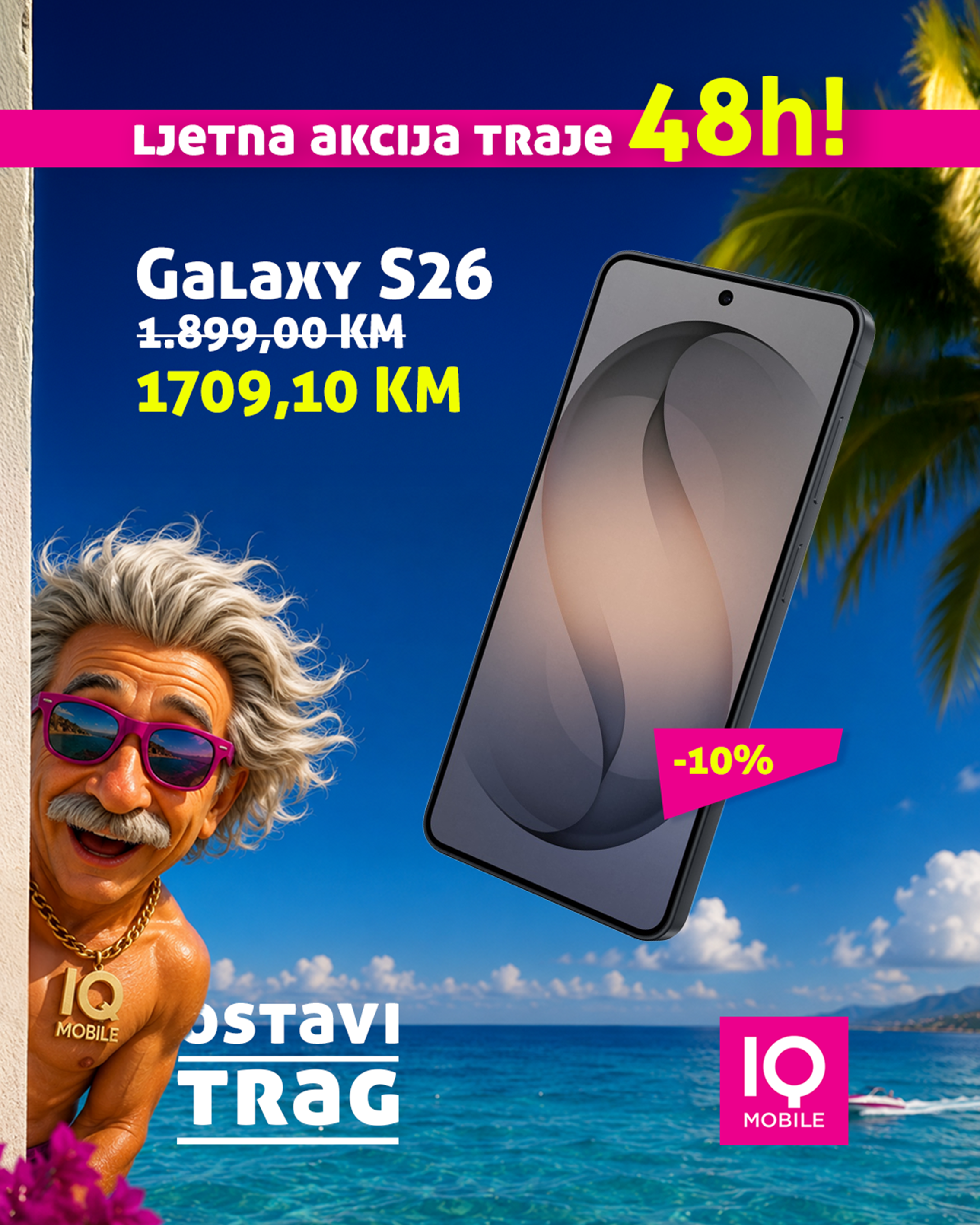 Samsung Galaxy S26 — ljetna akcija, sniženo na 1709,10 KM