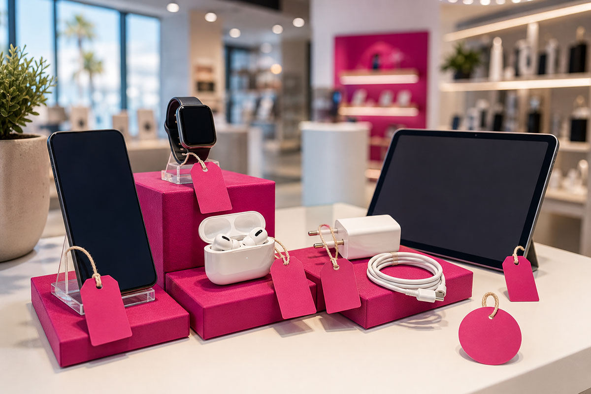 Outlet ponuda tehnologije u modernom prodajnom ambijentu